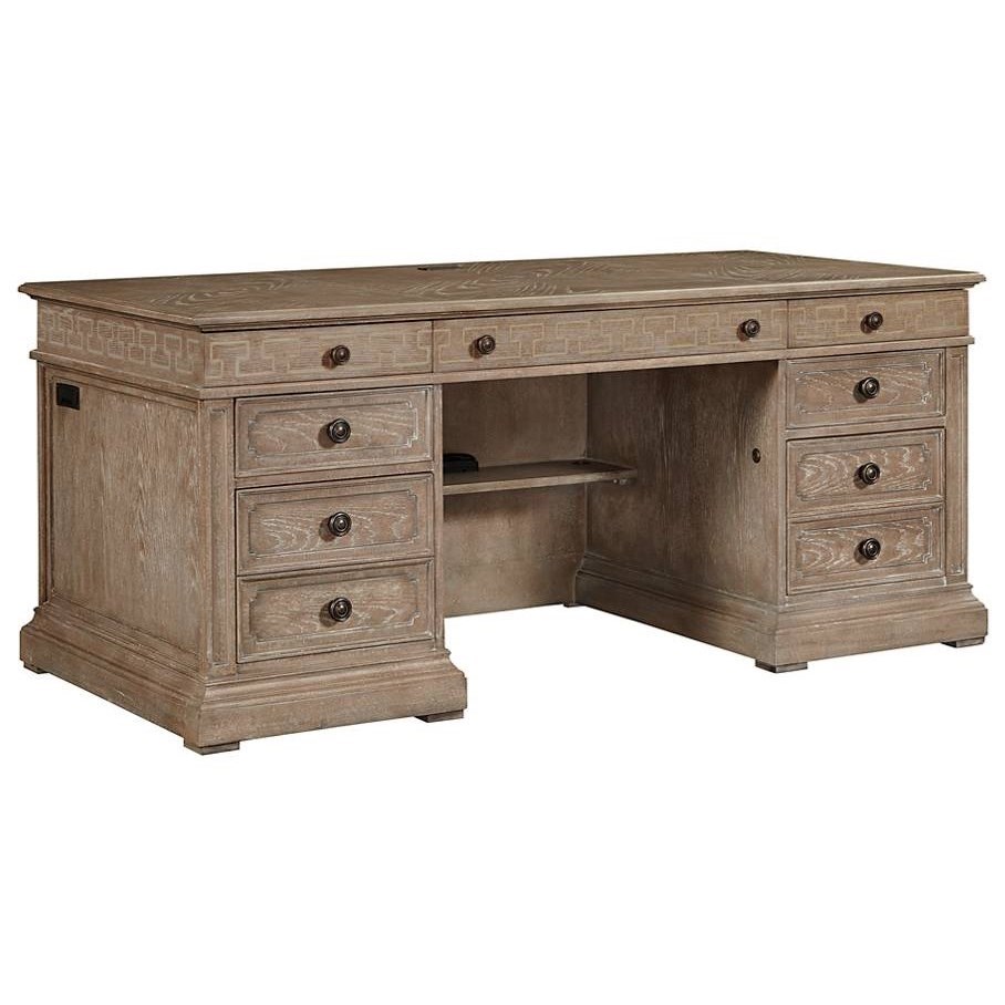 Stanley Furniture Wethersfield Estate Executive Desk Belfort